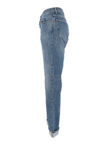 TELA GENOVA COSMY RETRO SELVAGE SW BLUE TROUSERS