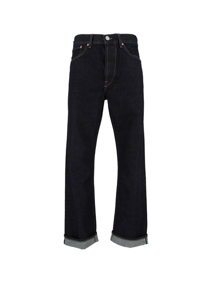 TELA GENOVA PANTALONE RODOLFO SELVAGE RINSE L.32 BLUE