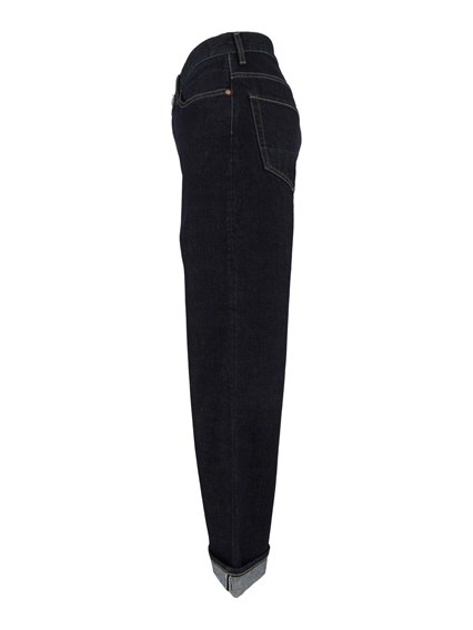 TELA GENOVA PANTALONE RODOLFO SELVAGE RINSE L.32 BLUE