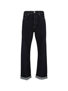 TELA GENOVA RODOLFO SELVAGE RINSE L.32 BLUE TROUSERS