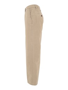 TELA GENOVA RENZO GABARDINE HERITAGE CHINO COFFEE TROUSERS