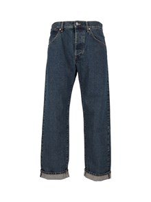 TELA GENOVA PANTALONE TOBIA SELVAGE DIRTY STONE BLUE