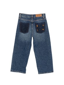 PALM ANGELS KIDS DENIM PANTS BOY