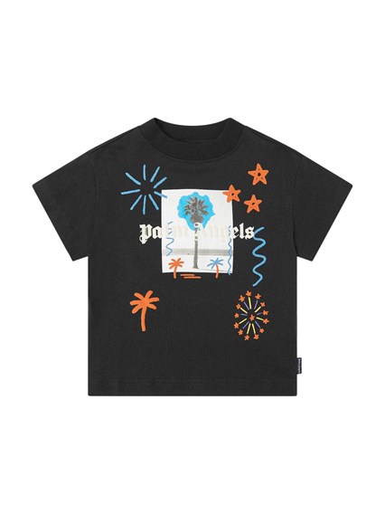 PALM ANGELS KIDS JERSEY T-SHIRT BOY