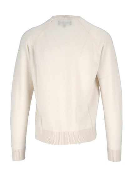 MC2 SAINT BARTH DELPHINE CASHMERE-10 OFF WHITE
