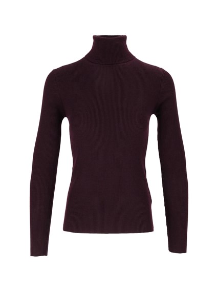 MC2 SAINT BARTH ERIKA MERINO-44M AUBERGINE