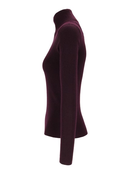 MC2 SAINT BARTH ERIKA MERINO-44M AUBERGINE