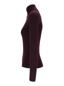 MC2 SAINT BARTH ERIKA MERINO-44M AUBERGINE