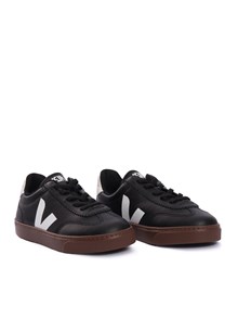 VEJA Small Volley BLACK_WHITE_BARK SNEAKER