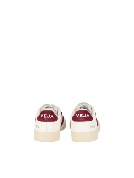 VEJA Campo WHITE_GRENAT