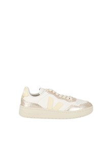 VEJA V-90 WHITE_CALCAIRE_PLATINE SNEAKER