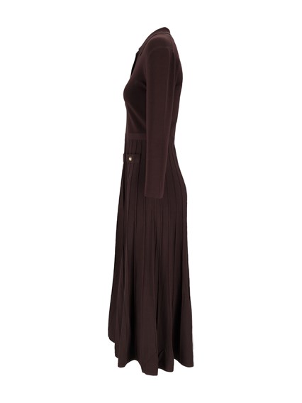 MICHAEL KORS POLO FLARE MIDI DRESS