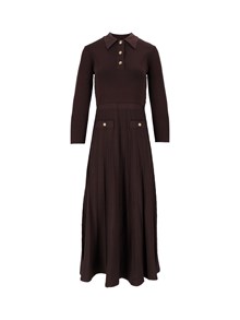 MICHAEL KORS POLO FLARE MIDI DRESS