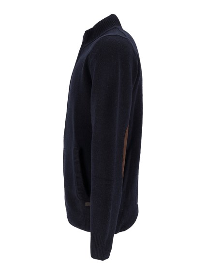 BARBOUR ESSENTIAL PATCH ZIP THROUGH