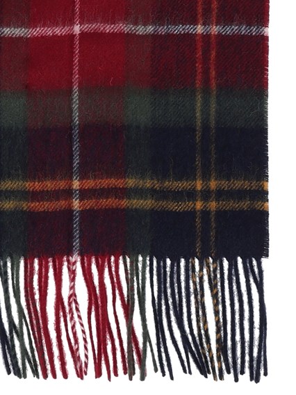 BARBOUR WOOL CASHMERE TARTAN SCARF