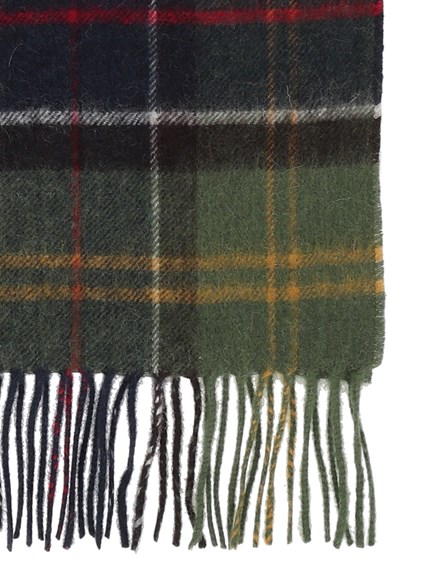 BARBOUR WOOL CASHMERE TARTAN SCARF
