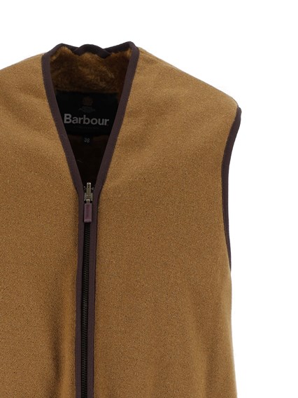 BARBOUR WARM PILE WAISTCOAT ZIP