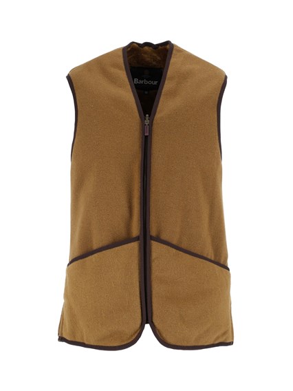 BARBOUR WARM PILE WAISTCOAT ZIP