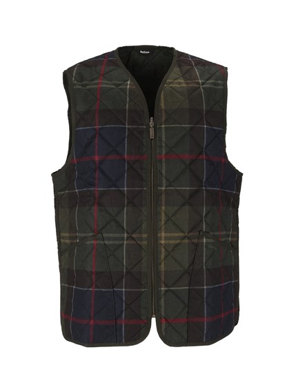 BARBOUR ICONS TARTAN QUILTED LINER