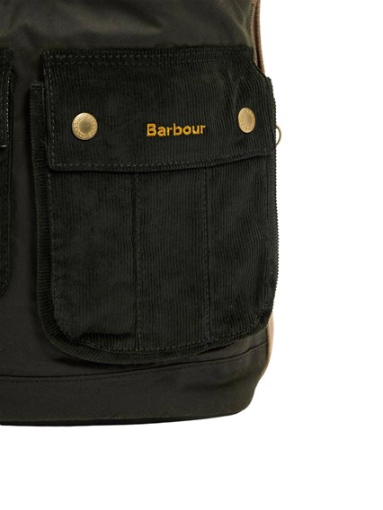 BARBOUR WAX MIA DRAWSTRING TOTE BAG