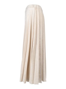 SHIRT A PORTER Pleated velvet skirt