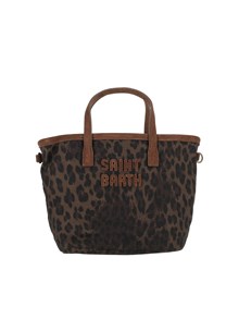 MC2 SAINT BARTH CITY BAG MINI WAX-DARK LEOPARD 18