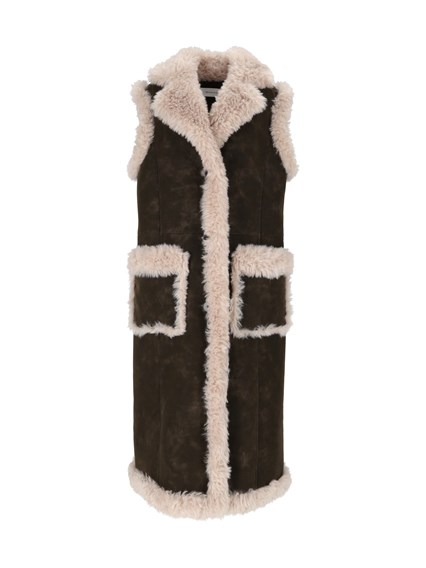 BULLY WOMAN FAKE FUR WAISTCOAT