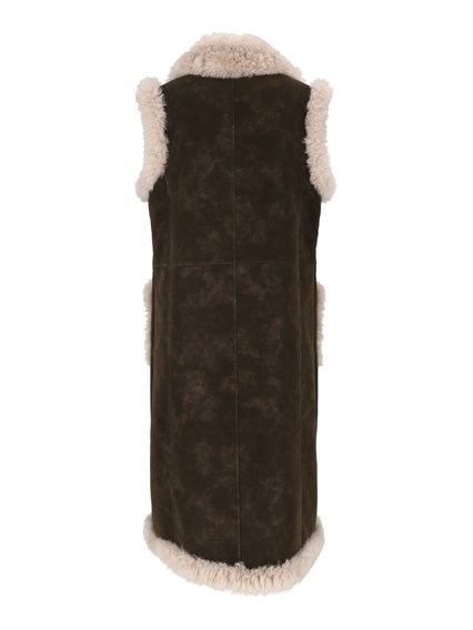 BULLY WOMAN FAKE FUR WAISTCOAT