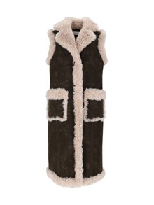 BULLY WOMAN FAKE FUR WAISTCOAT