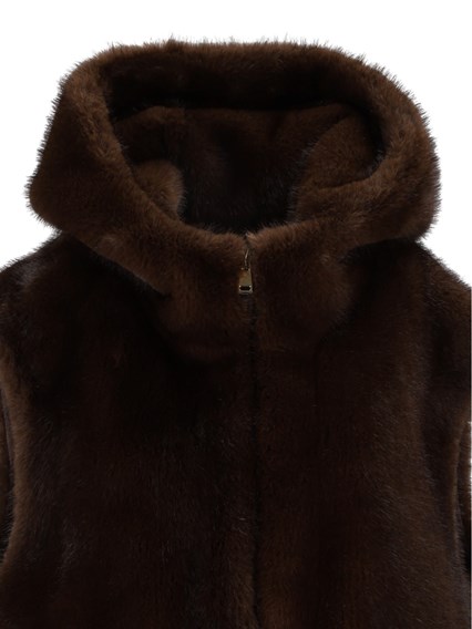 BULLY WOMAN FAKE FUR JACKET