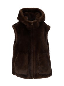 BULLY WOMAN FAKE FUR JACKET