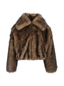 MICHAEL KORS FAUX FUR BLOUSON
