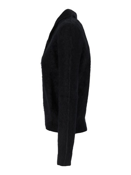 KANGRA CASHMERE BRUSHED CASHMERE SHA WL COLLAR TOP
