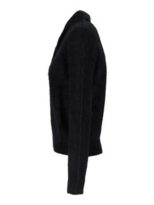 KANGRA CASHMERE BRUSHED CASHMERE SHA WL COLLAR TOP