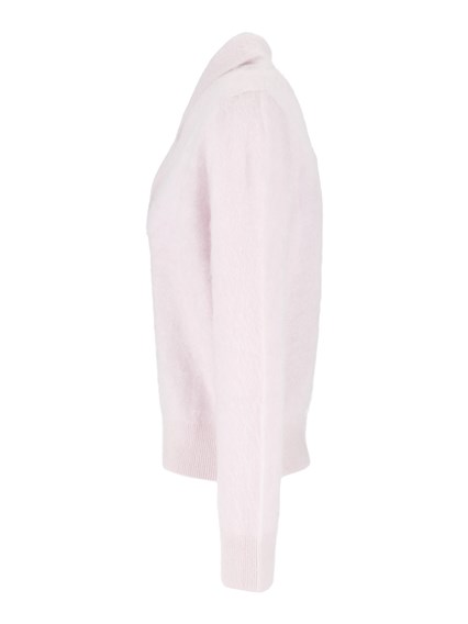 KANGRA CASHMERE BRUSHED CASHMERE SHA WL COLLAR TOP
