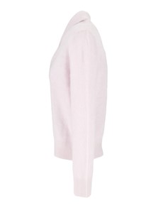 KANGRA CASHMERE BRUSHED CASHMERE SHA WL COLLAR TOP