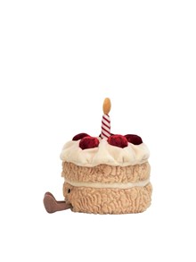 JELLYCAT Amuseables Birthday Cake 16cm x 12cm x 12cm Peluches