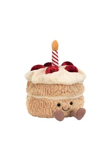 JELLYCAT Amuseables Birthday Cake 16cm x 12cm x 12cm Peluches