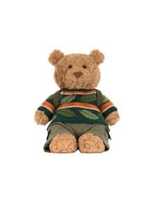 JELLYCAT Bartholomew Bear Hiking Outfit 26cm x 12cm x 8cm Peluches