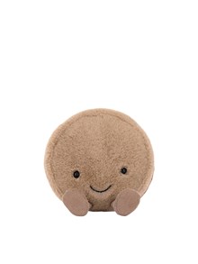 JELLYCAT Amuseables Mona Macaron (Chocolate) 12cm x 10cm x 5cm Peluches