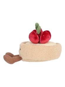 JELLYCAT Amuseables Fleurette Tarte Aux Fraises 11cm x 10cm x 9cm