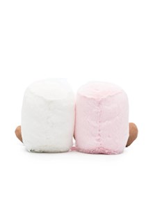 JELLYCAT Amuseables Pink and White Marshmallows 9cm x 15cm x 5cm Peluches