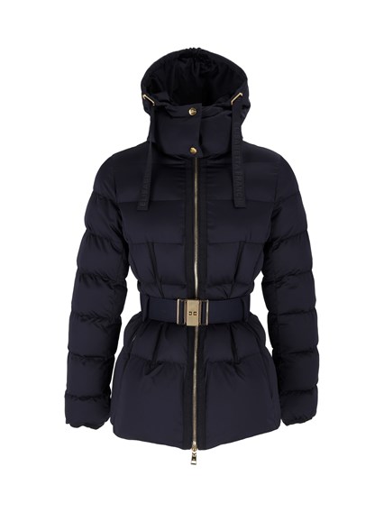 ELISABETTA FRANCHI Belted padded jacket
