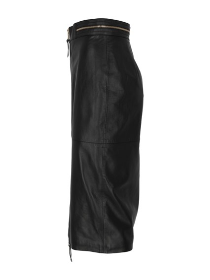 ELISABETTA FRANCHI Leather skirt