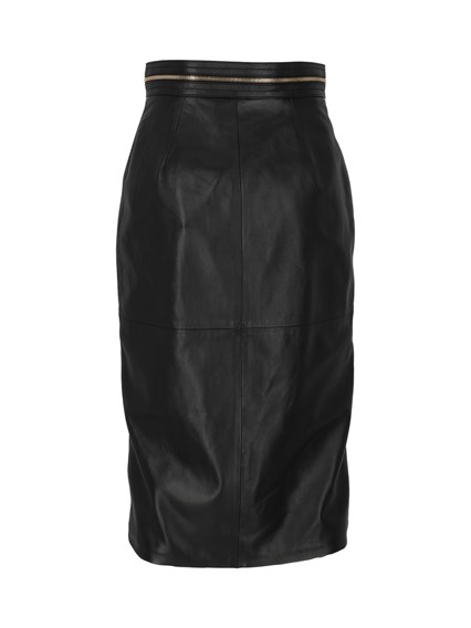 ELISABETTA FRANCHI Leather skirt