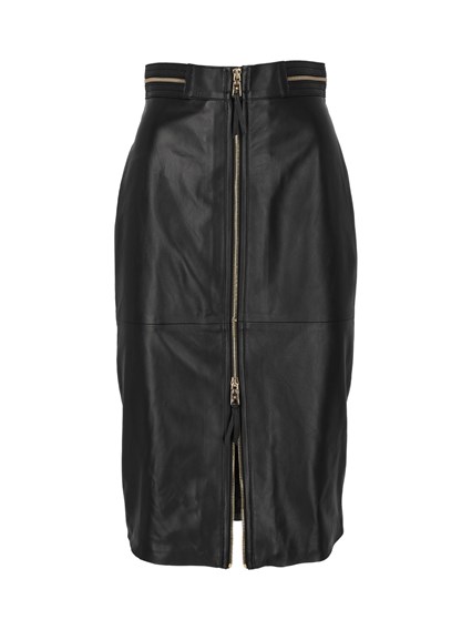 ELISABETTA FRANCHI Leather skirt