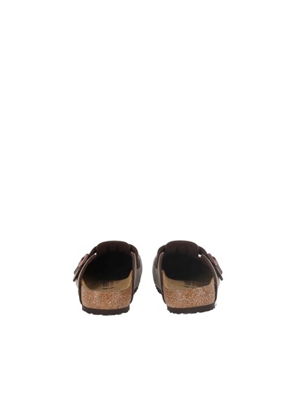 BIRKENSTOCK Boston Kids mocca, Birkibuc, Narrow Fit