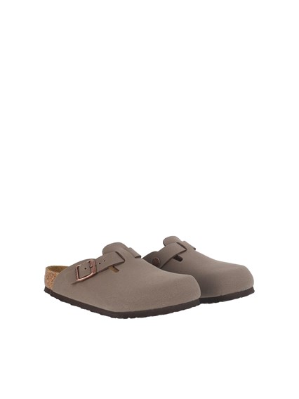 BIRKENSTOCK Boston Kids mocca, Birkibuc, Narrow Fit