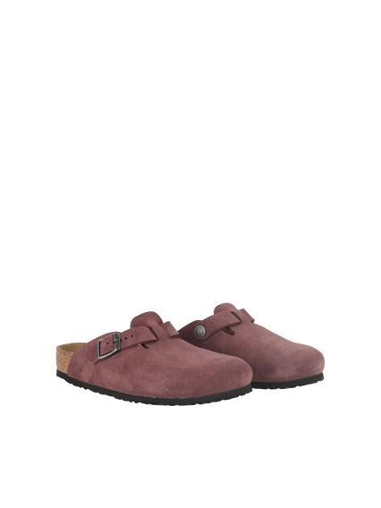 BIRKENSTOCK Boston Kids pepper, Suede Leather, Narrow Fit