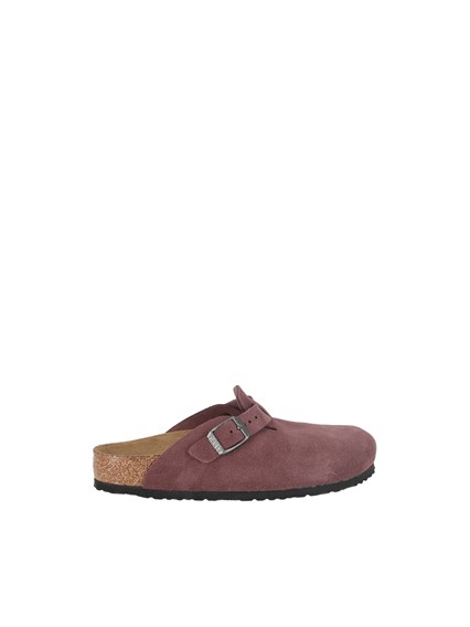 BIRKENSTOCK Boston Kids pepper, Suede Leather, Narrow Fit